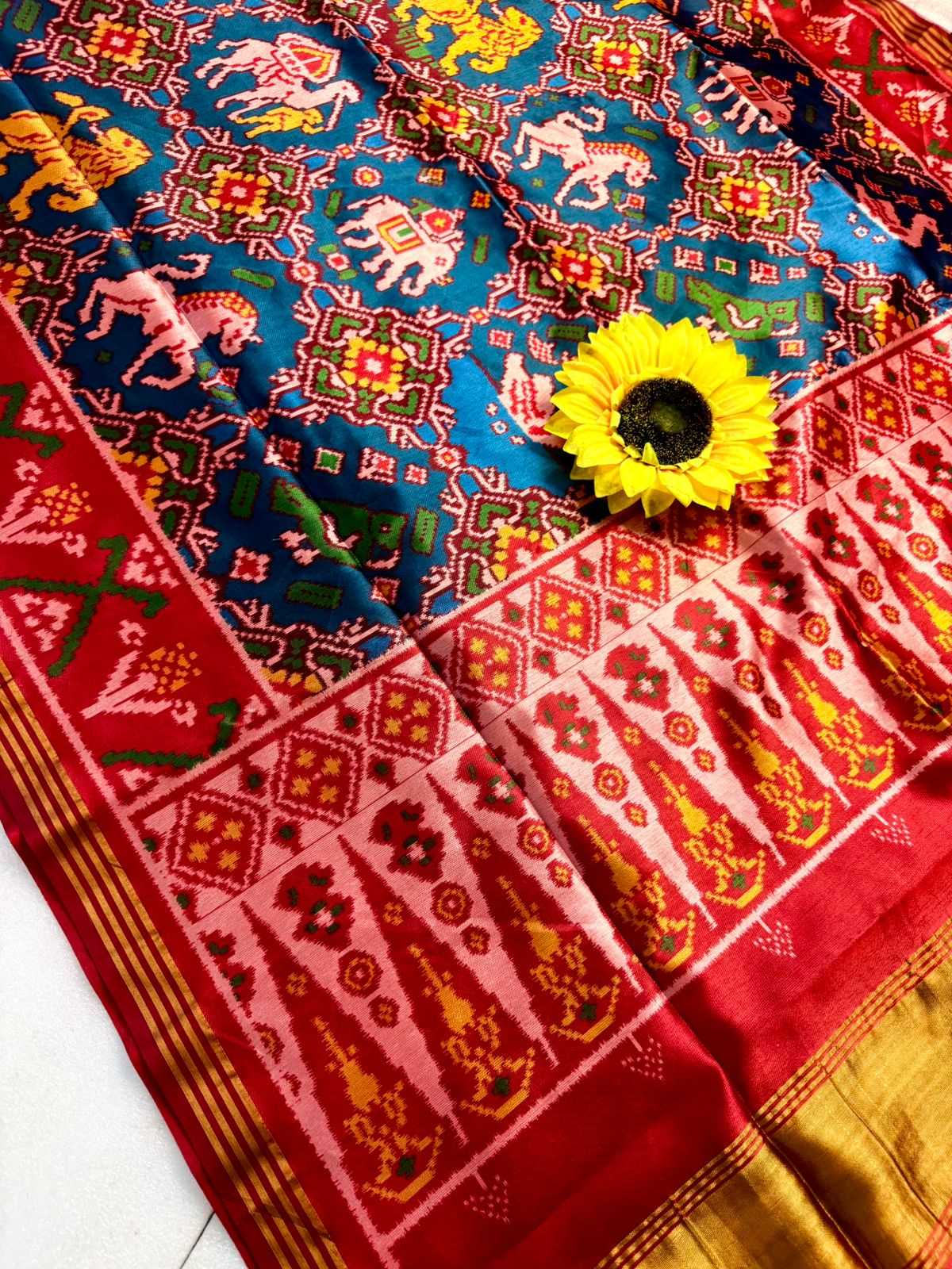 Ynf Handloom Silk KESH576 Pavitra Patola vol-1 Sarees Festive Collections Wholesale Silk Sarees Festive Sarees Sarees With Blouse Manufacturer- Kapda Export