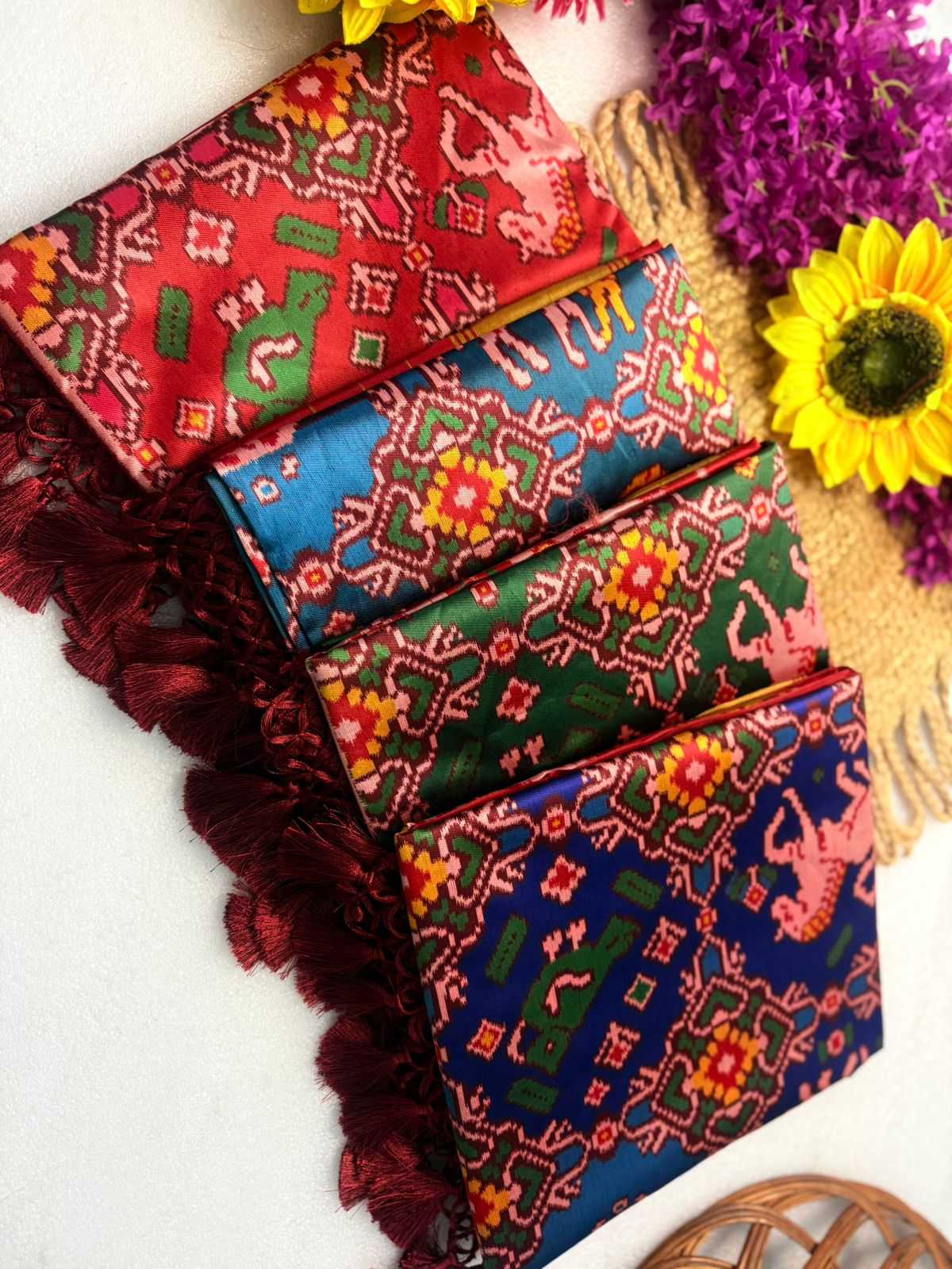 Ynf Handloom Silk KESH576 Pavitra Patola vol-1 Sarees Festive Collections Wholesale Silk Sarees Festive Sarees Sarees With Blouse Manufacturer- Kapda Export