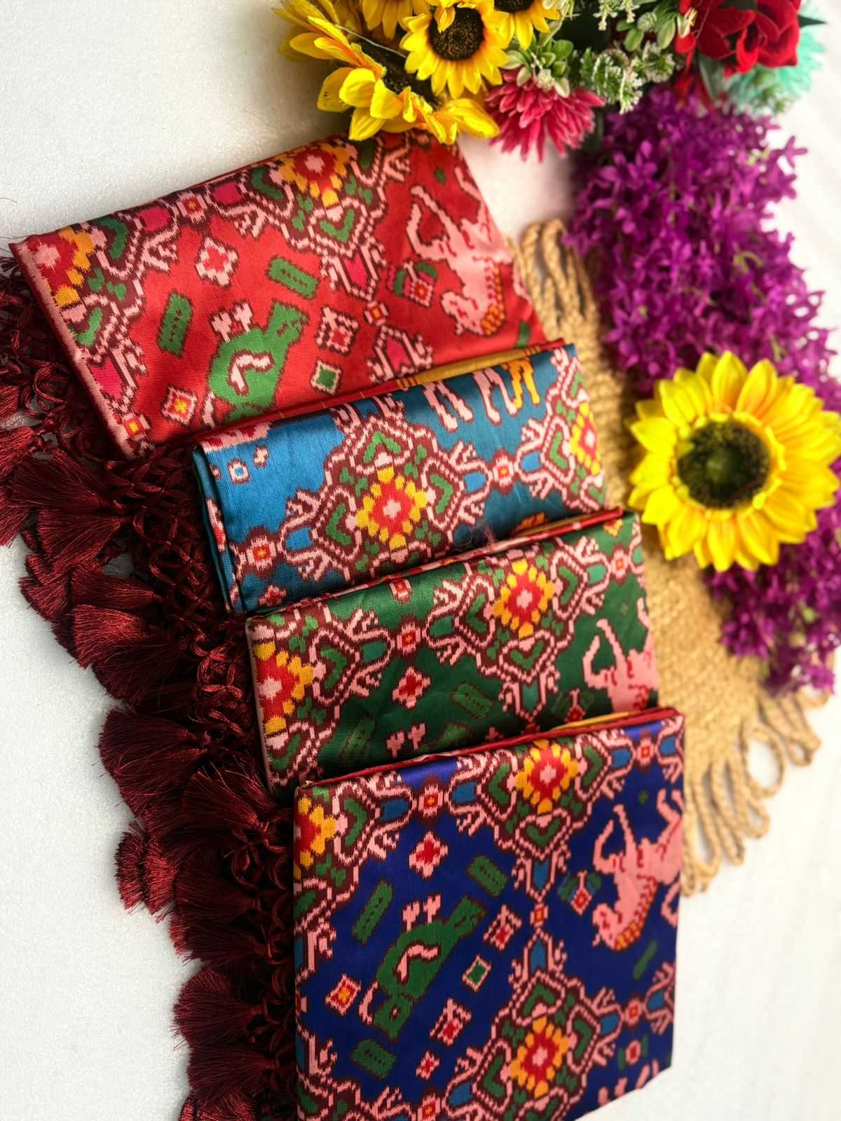 Ynf Handloom Silk KESH576 Pavitra Patola vol-1 Sarees Festive Collections Wholesale Silk Sarees Festive Sarees Sarees With Blouse Manufacturer- Kapda Export