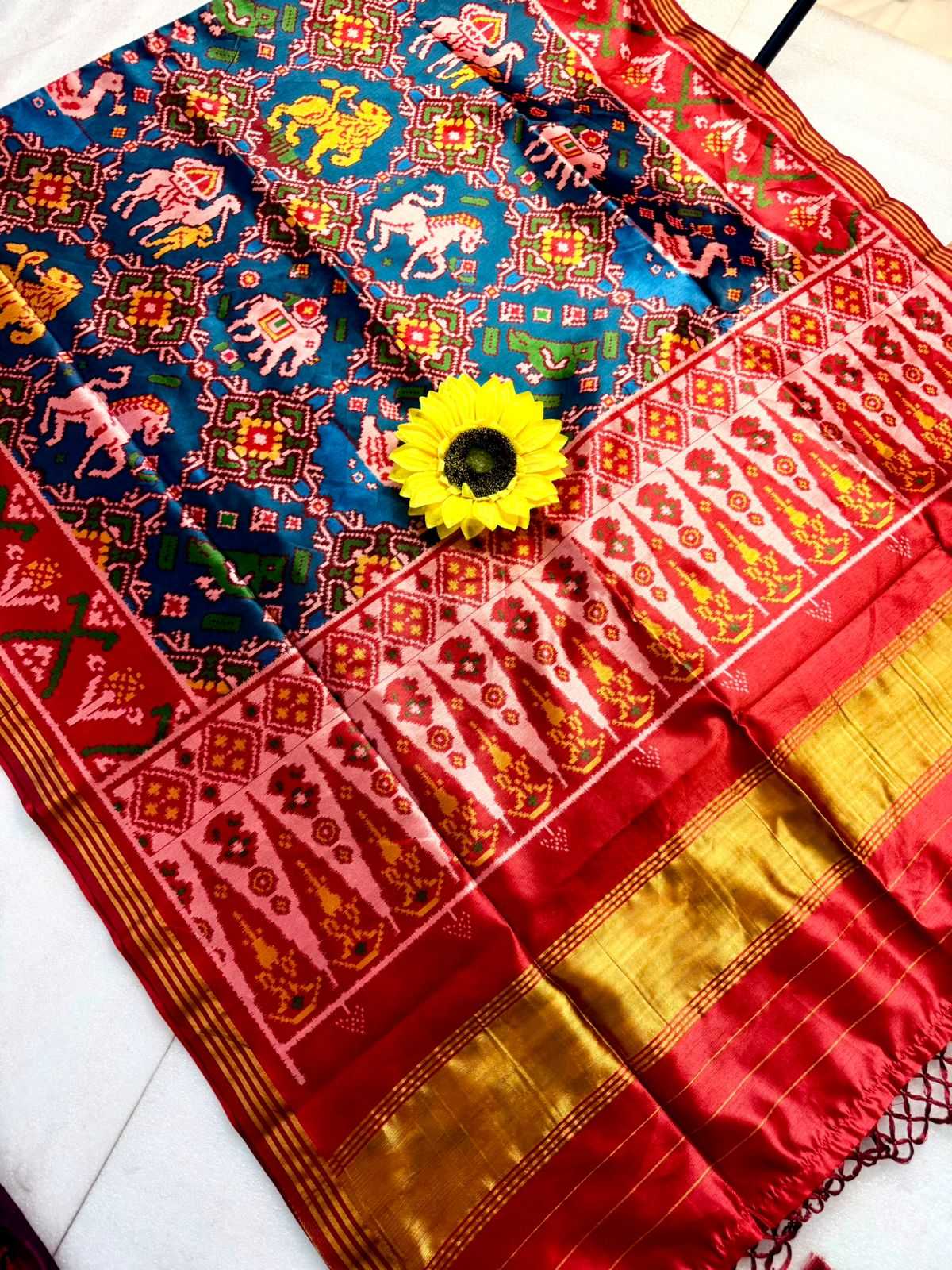 Ynf Handloom Silk KESH576 Pavitra Patola vol-1 Sarees Festive Collections Wholesale Silk Sarees Festive Sarees Sarees With Blouse Manufacturer- Kapda Export