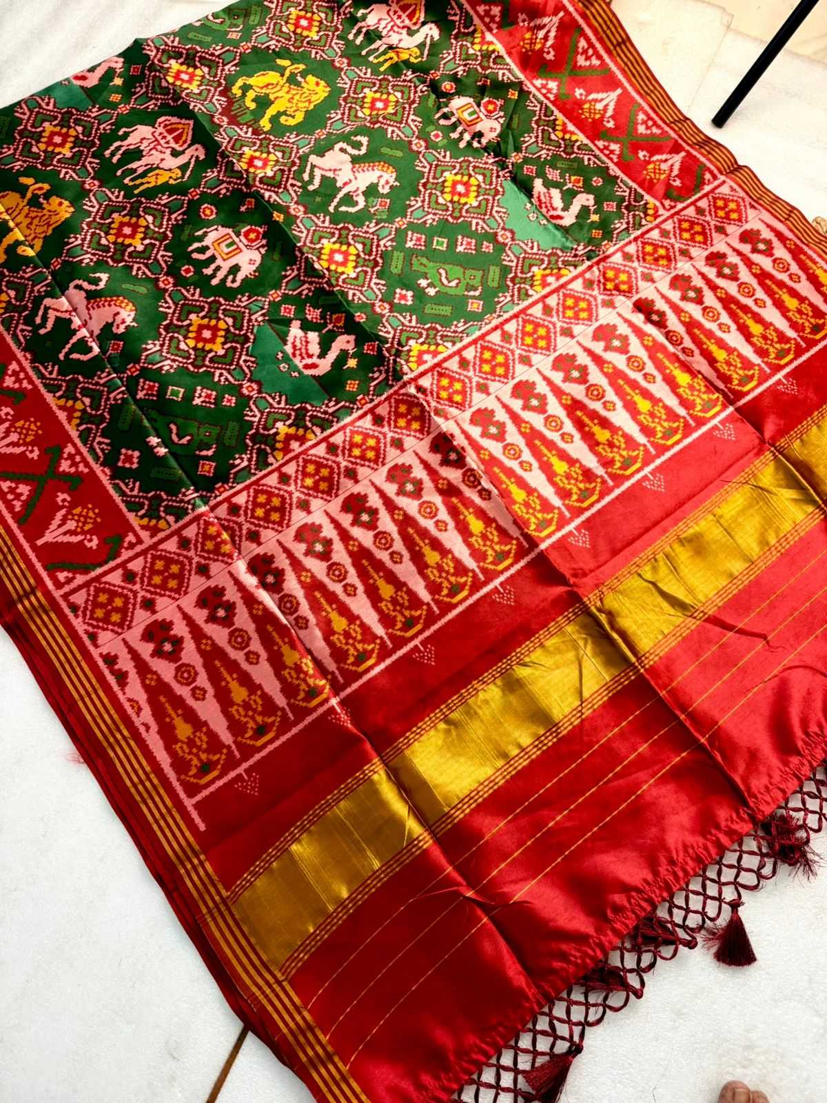 Ynf Handloom Silk KESH576 Pavitra Patola vol-1 Sarees Festive Collections Wholesale Silk Sarees Festive Sarees Sarees With Blouse Manufacturer- Kapda Export