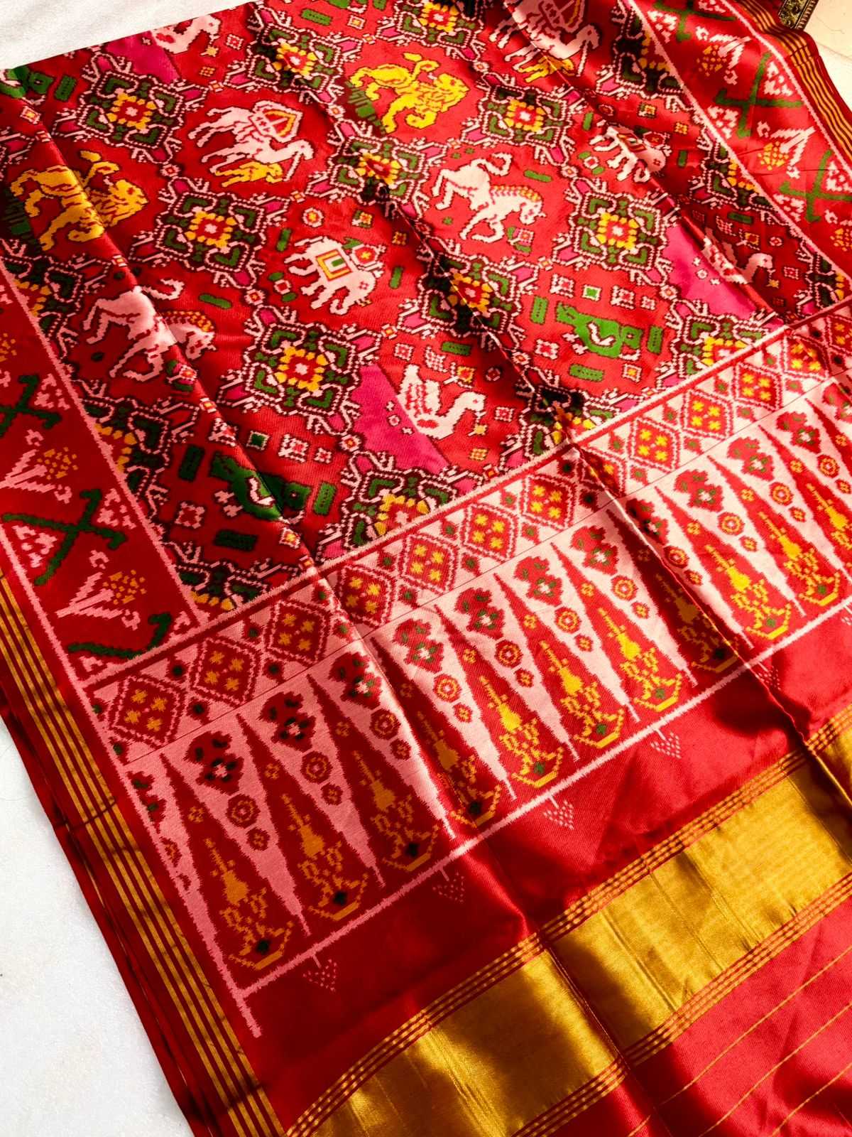 Ynf Handloom Silk KESH576 Pavitra Patola vol-1 Sarees Festive Collections Wholesale Silk Sarees Festive Sarees Sarees With Blouse Manufacturer- Kapda Export