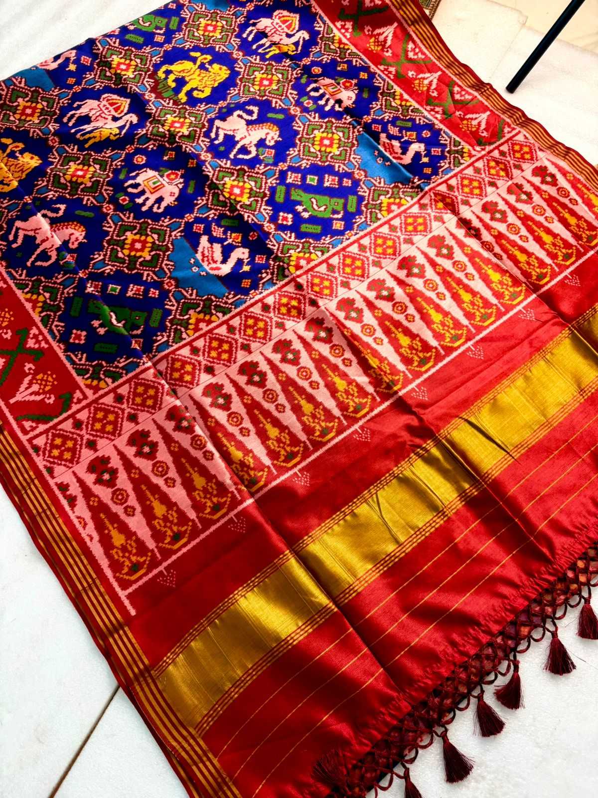 Ynf Handloom Silk KESH576 Pavitra Patola vol-1 Sarees Festive Collections Wholesale Silk Sarees Festive Sarees Sarees With Blouse Manufacturer- Kapda Export