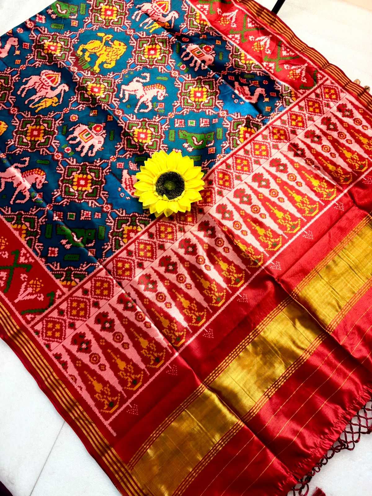 Ynf Handloom Silk KESH576 Pavitra Patola vol-1 Sarees Festive Collections Wholesale Silk Sarees Festive Sarees Sarees With Blouse Manufacturer- Kapda Export