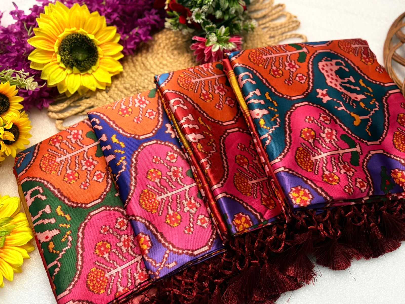 Ynf Handloom Silk KESH576 Pavitra Patola vol-2 Sarees Festive Collections Wholesale Zari Border Sarees Silk Sarees Festive Sarees Manufacturer- Kapda Export