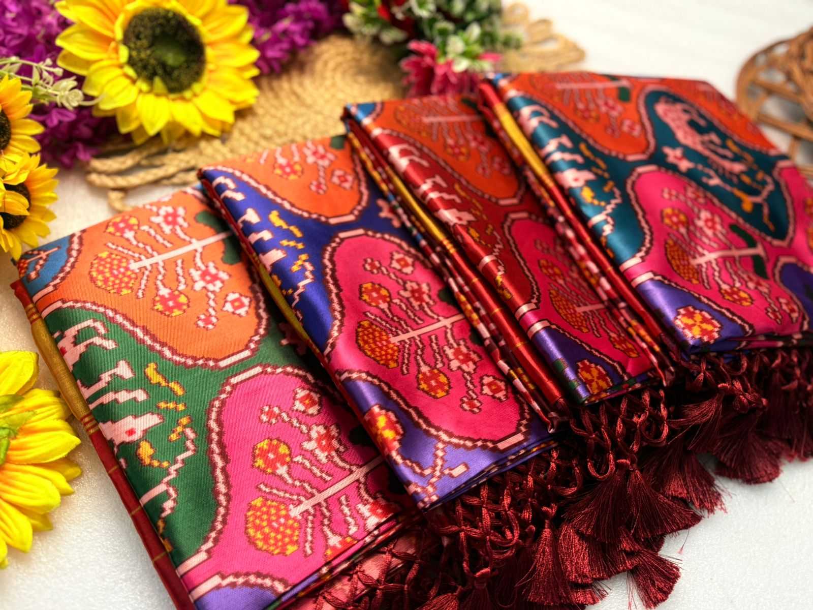 Ynf Handloom Silk KESH576 Pavitra Patola vol-2 Sarees Festive Collections Wholesale Zari Border Sarees Silk Sarees Festive Sarees Manufacturer- Kapda Export