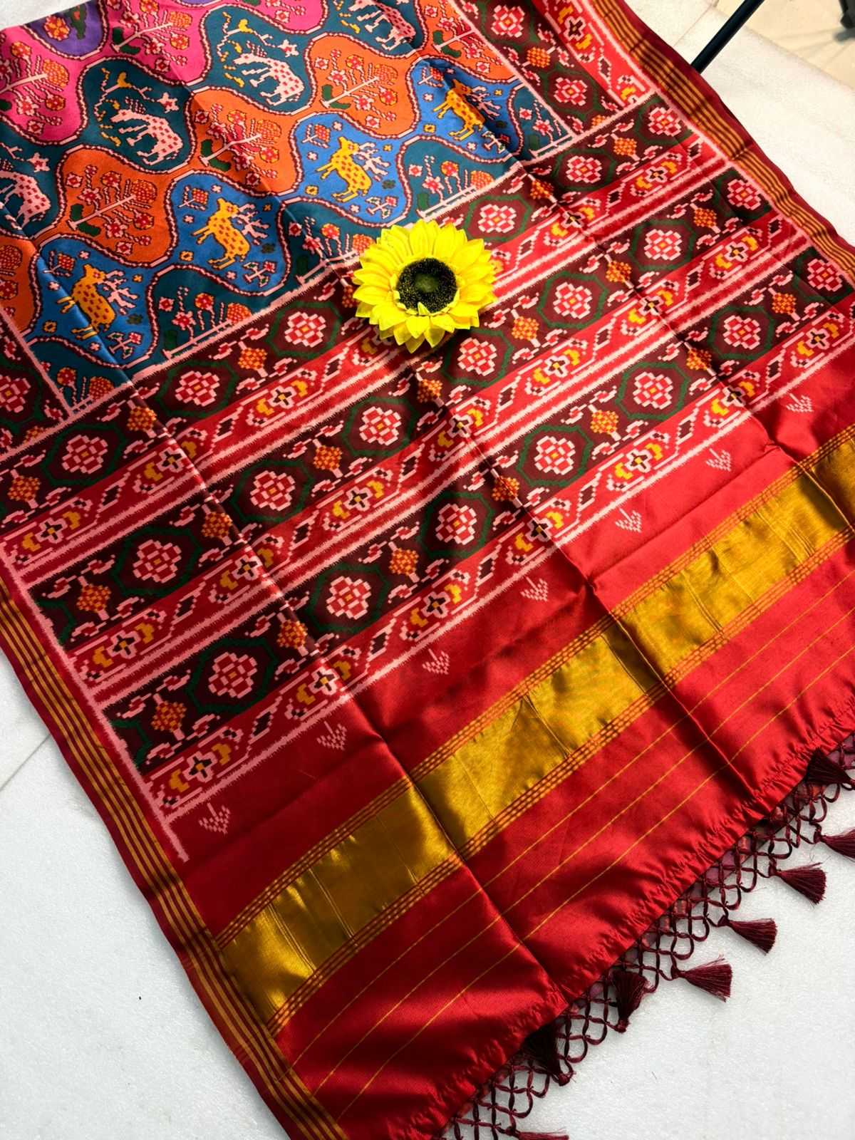 Ynf Handloom Silk KESH576 Pavitra Patola vol-2 Sarees Festive Collections Wholesale Zari Border Sarees Silk Sarees Festive Sarees Manufacturer- Kapda Export