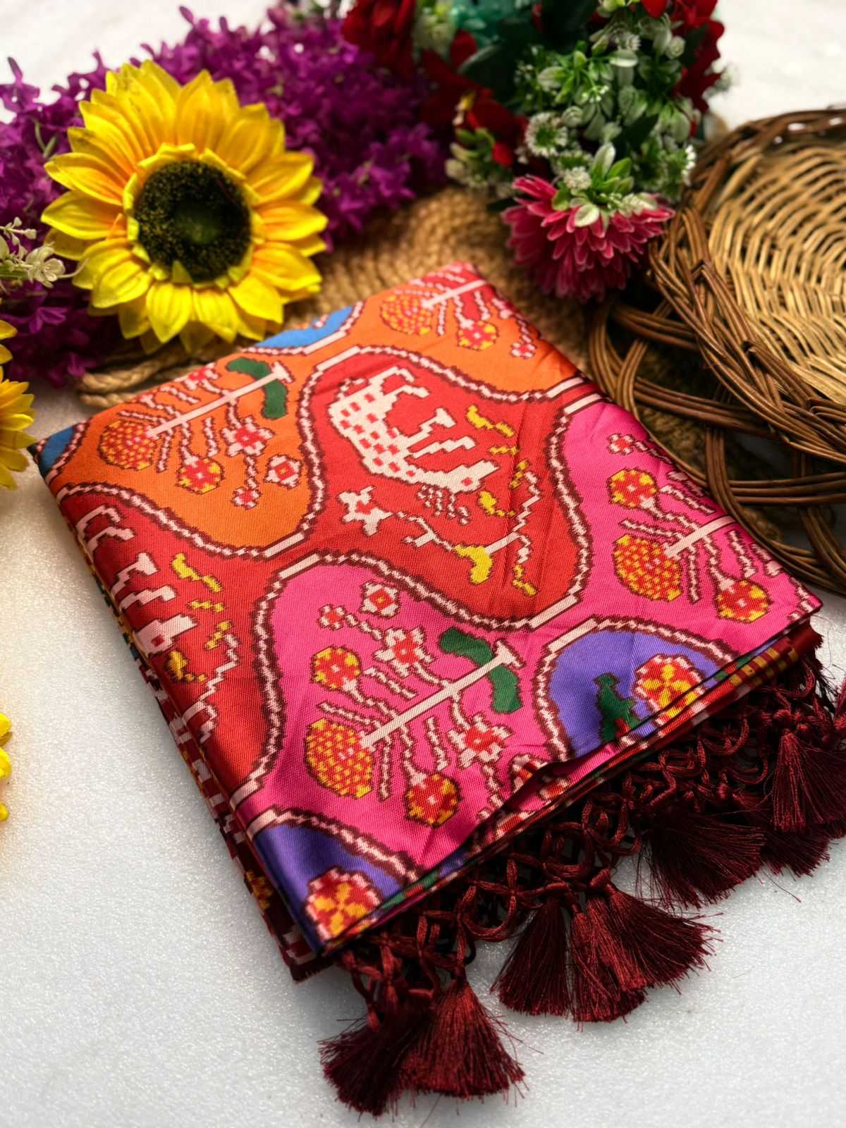 Ynf Handloom Silk KESH576 Pavitra Patola vol-2 Sarees Festive Collections Wholesale Zari Border Sarees Silk Sarees Festive Sarees Manufacturer- Kapda Export