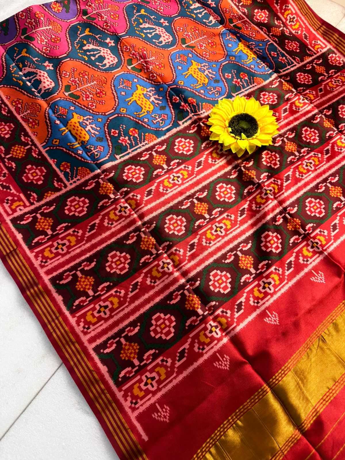 Ynf Handloom Silk KESH576 Pavitra Patola vol-2 Sarees Festive Collections Wholesale Zari Border Sarees Silk Sarees Festive Sarees Manufacturer- Kapda Export