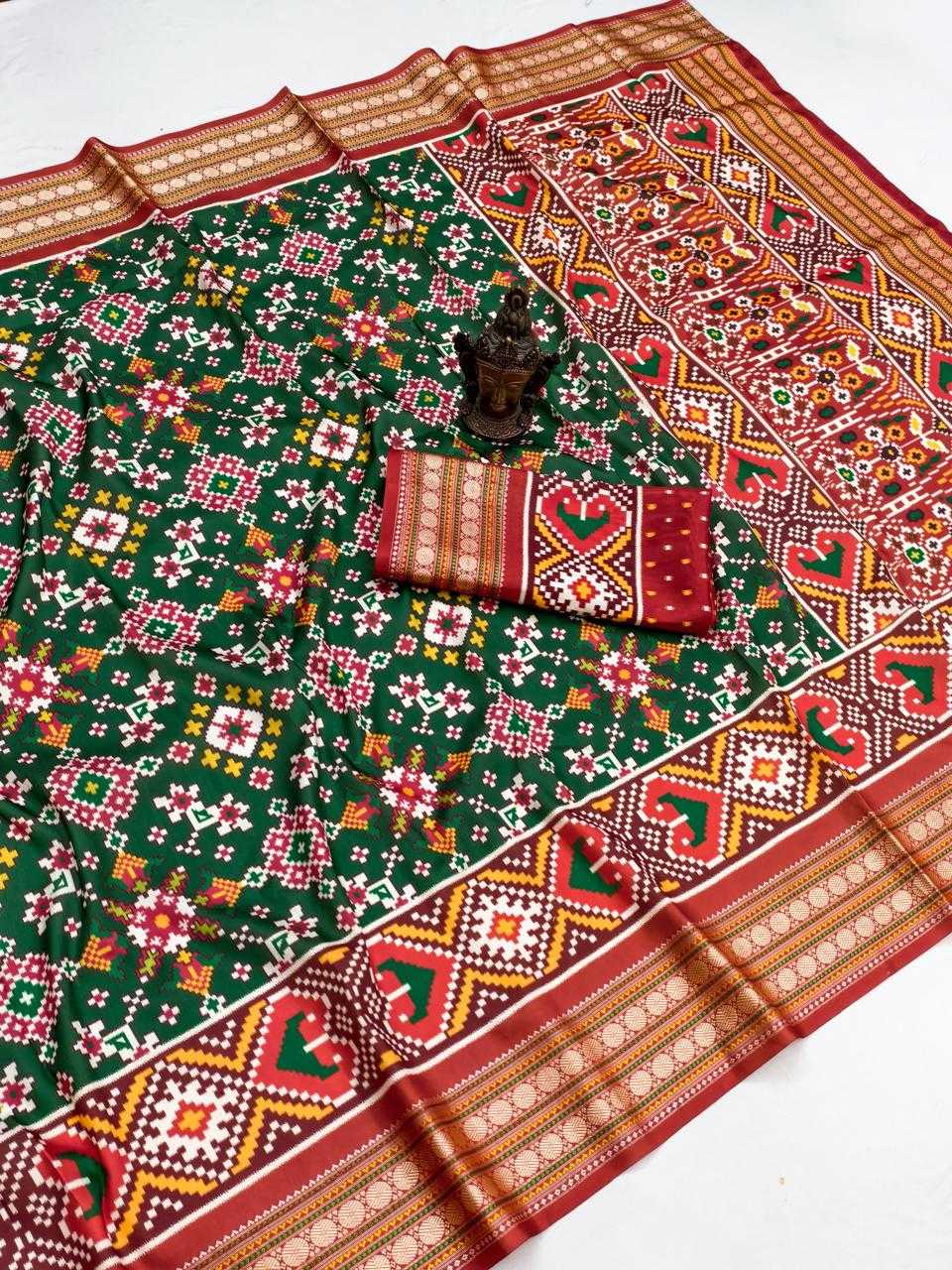 Ynf Handloom Silk KESH576 Pavitra Patola vol-2 Silk Sarees Wholesale Handloom Sarees Patola Sarees Designer Silk Sarees Manufacturer- Kapda Export