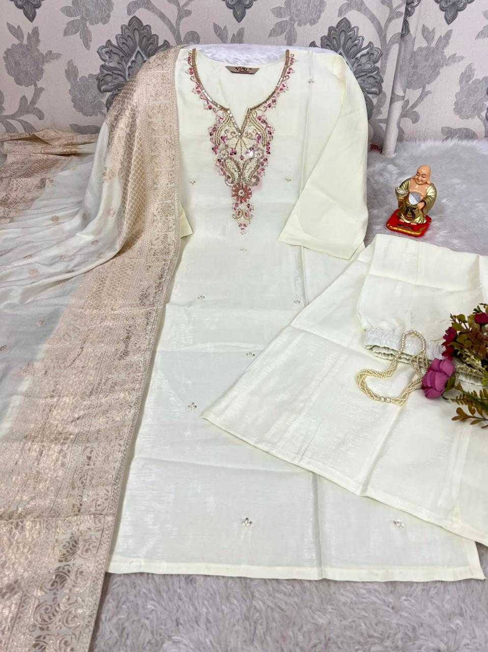 Ynf Heavy Roman Silk KESH594 Anvika Kurti Wholesale Mirror Work Kurti Embroidered Kurtis Silk Kurtis Manufacturer- Kapda Export