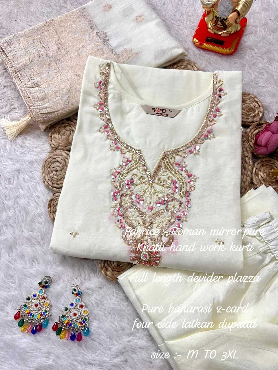 Ynf Heavy Roman Silk KESH594 Ashira Kurti Plus Size Collections Wholesale Designer Kurtis Embroidered Kurtis Silk Kurtis Manufacturer- Kapda Export