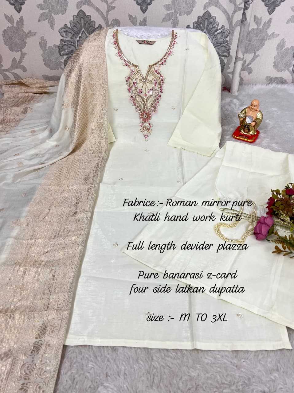 Ynf Heavy Roman Silk KESH594 Ashira Kurti Plus Size Collections Wholesale Designer Kurtis Embroidered Kurtis Silk Kurtis Manufacturer- Kapda Export