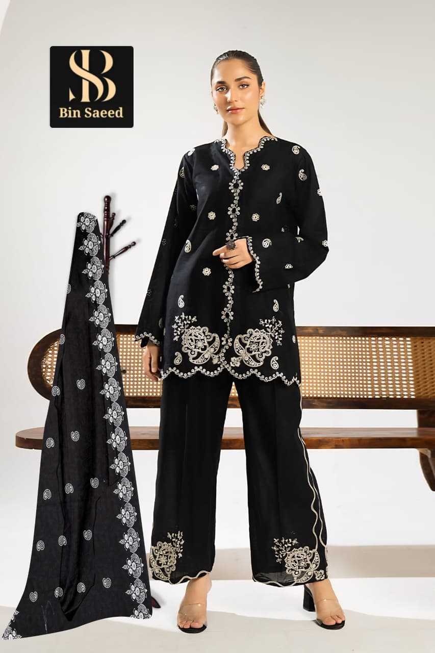 Ynf Heavy Roman Silk KESH677 BIN SAEED SD-111 Kurti Wholesale Designer Kurtis Embroidered Kurtis Silk Kurtis Manufacturer- Kapda Export