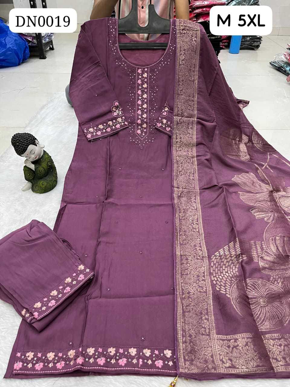 Ynf Heavy Roman Silk KESH720 DN0019 Kurti Plus Size Collections Wholesale Designer Kurtis Embroidered Kurtis Silk Kurtis Manufacturer- Kapda Export