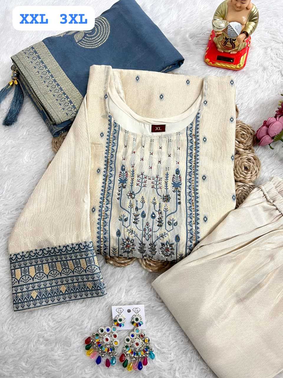 Ynf Jacquard KESH594 Iffat Kurti Festive Collections Plus Size Collections Wholesale Silk Kurtis Handloom Kurtis Onam Collections Manufacturer- Kapda Export