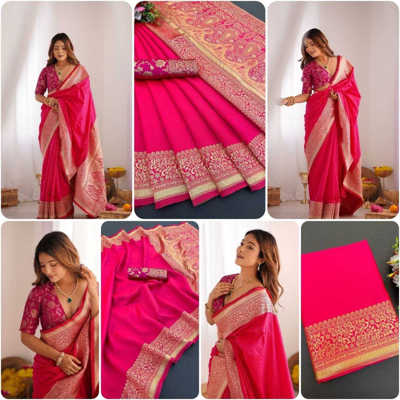 Ynf Jacquard KESH605 minaxi Sarees Wholesale Ready To Wear Sarees Party Wear Sarees Jacquard Saree Manufacturer- Kapda Export