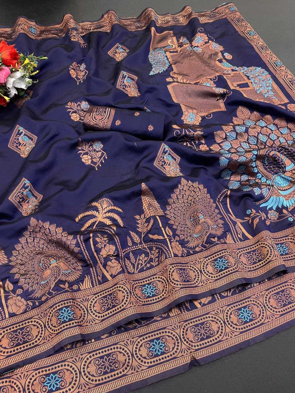 Ynf Jacquard KESH605 Ruchi Sarees Wholesale Designer Sarees Jacquard Saree Traditional Sarees Manufacturer- Kapda Export