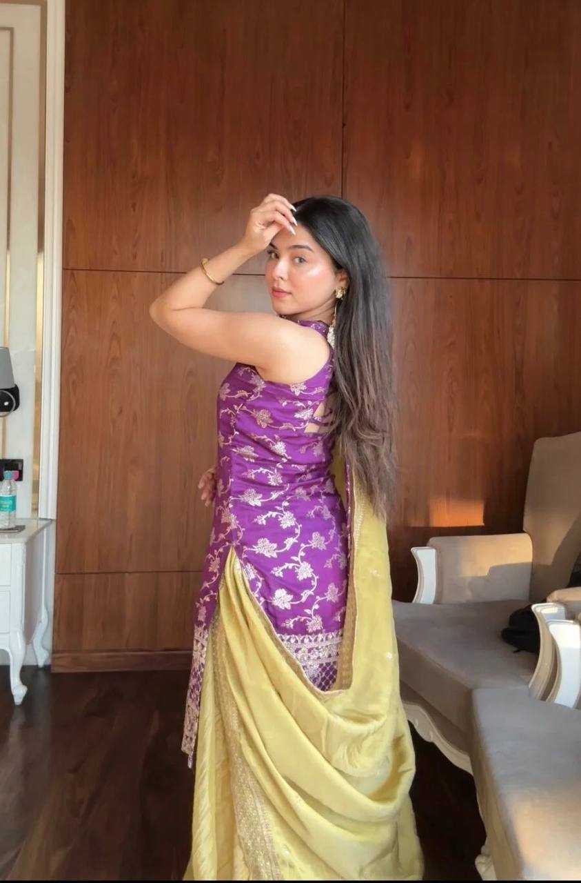 Ynf Jacquard RIN162 5988 Suits & Dresses Wholesale Palazzo Suit Party wear suits Designer Suits Manufacturer- Kapda Export