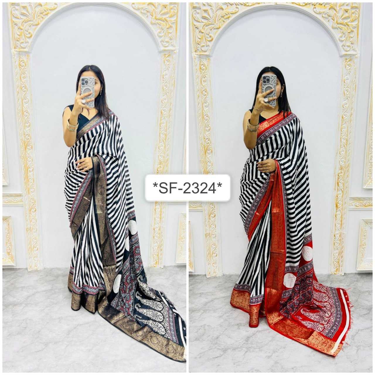 Ynf Jacquard RIN207 2324 Sarees Wholesale Designer Sarees Jacquard Saree Traditional Sarees Manufacturer- Kapda Export