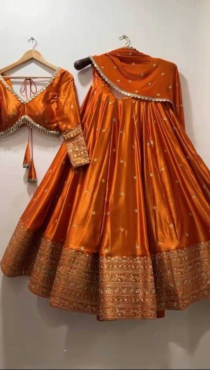 Ynf Japan Sartin RIN162 395 Lehengas Wholesale Designer Lehenga Wedding Lehenga Sequins Lehenga Manufacturer- Kapda Export