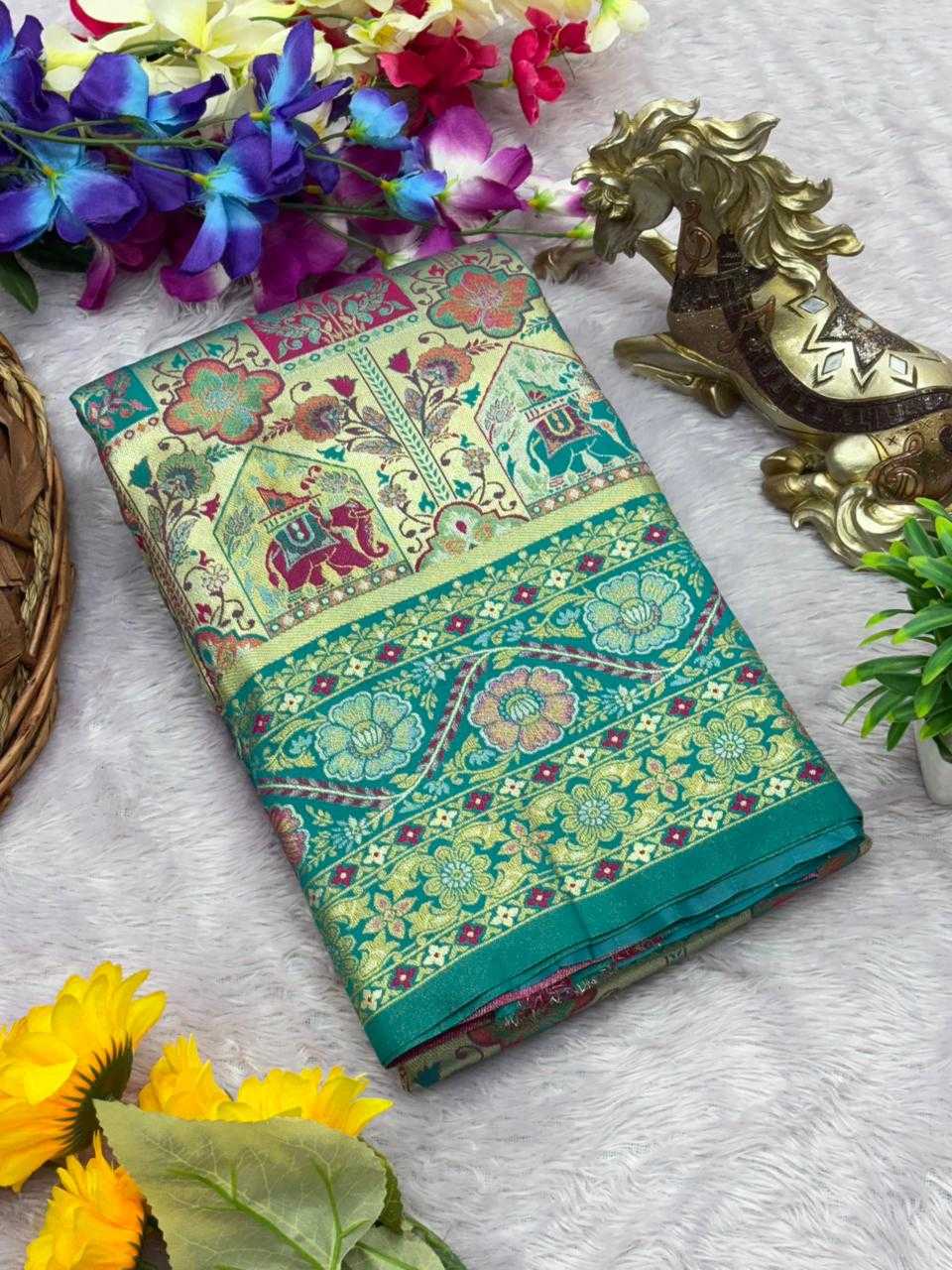 Ynf Kanjivaram Silk KESH692 MADHURI Sarees Festive Collections Wholesale Zari Border Sarees Silk Sarees Festive Sarees Manufacturer- Kapda Export