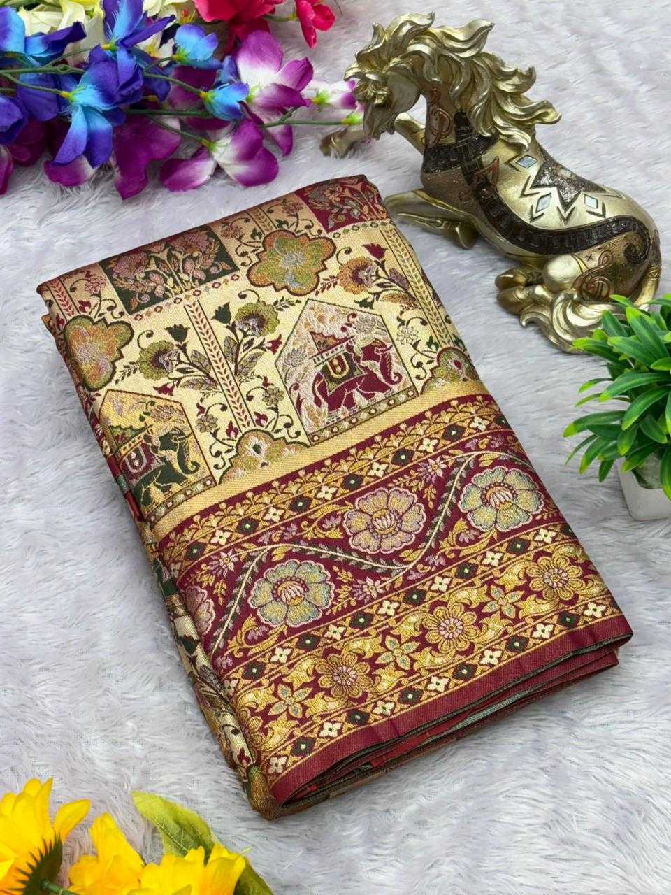 Ynf Kanjivaram Silk KESH692 MADHURI Sarees Festive Collections Wholesale Zari Border Sarees Silk Sarees Festive Sarees Manufacturer- Kapda Export