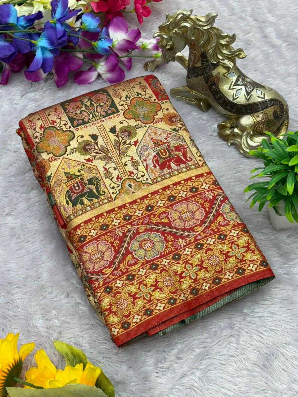 Ynf Kanjivaram Silk KESH692 MADHURI Sarees Festive Collections Wholesale Zari Border Sarees Silk Sarees Festive Sarees Manufacturer- Kapda Export