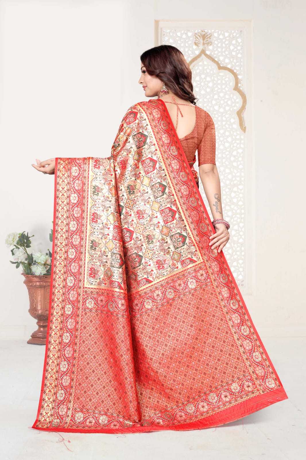 Ynf Kanjivaram Silk KESH692 MADHURI Sarees Festive Collections Wholesale Zari Border Sarees Silk Sarees Festive Sarees Manufacturer- Kapda Export