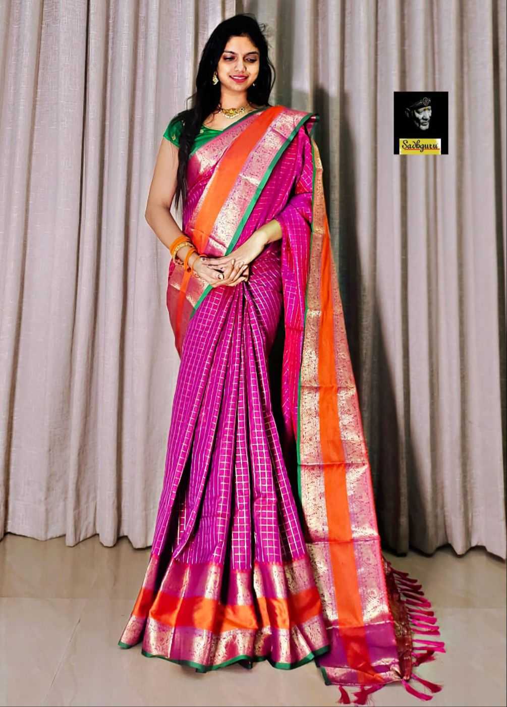 Ynf Kanjivaram Silk KESH700 Nx-235 Silk Sarees Wholesale Soft Silk Sarees Kanjivaram Silk Sarees Zari Border Silk Sarees Manufacturer- Kapda Export