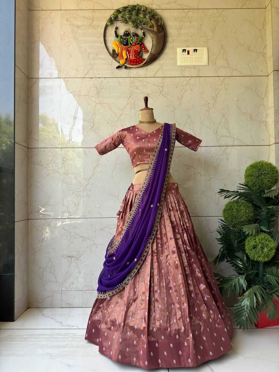 Ynf Kanjivaram Silk KESH723 301 Lehengas Wholesale Designer Lehenga Wedding Lehenga Zari Work Lehenga Manufacturer- Kapda Export