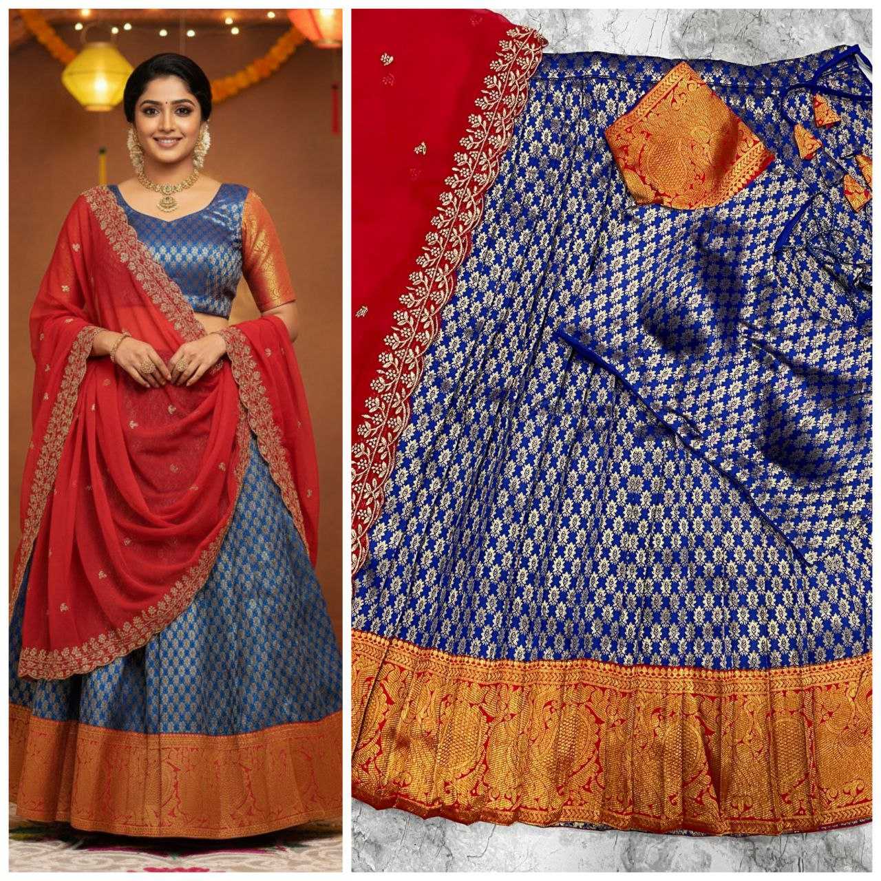 Ynf Kanjivaram Silk KESH723 art Lehengas Wholesale Designer Lehenga Traditional Lehenga Zari Work Lehenga Manufacturer- Kapda Export