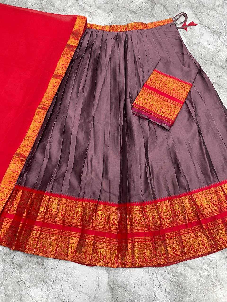 Ynf Kanjivaram Silk KESH723 South Lehengas Wholesale Designer Lehenga Traditional Lehenga Zari Work Lehenga Manufacturer- Kapda Export