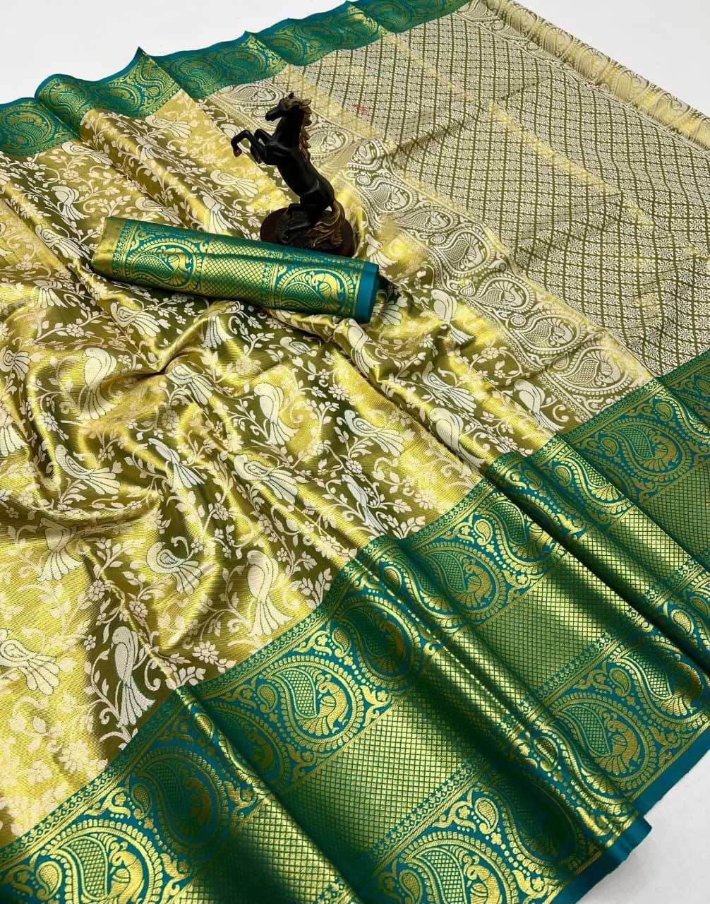 Ynf Kanjivaram Silk RIN211 Anupama Sarees Wholesale Designer Sarees Traditional Sarees Zari Sarees Manufacturer- Kapda Export