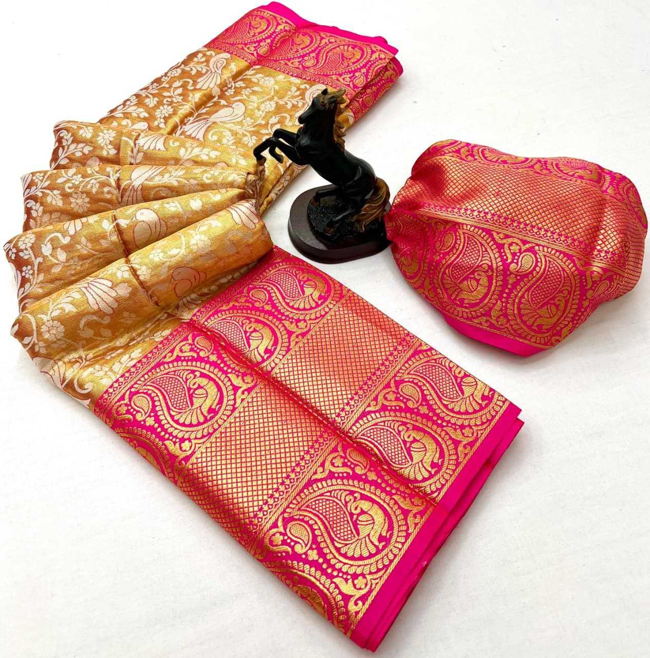 Ynf Kanjivaram Silk RIN211 Anupama Sarees Wholesale Designer Sarees Traditional Sarees Zari Sarees Manufacturer- Kapda Export