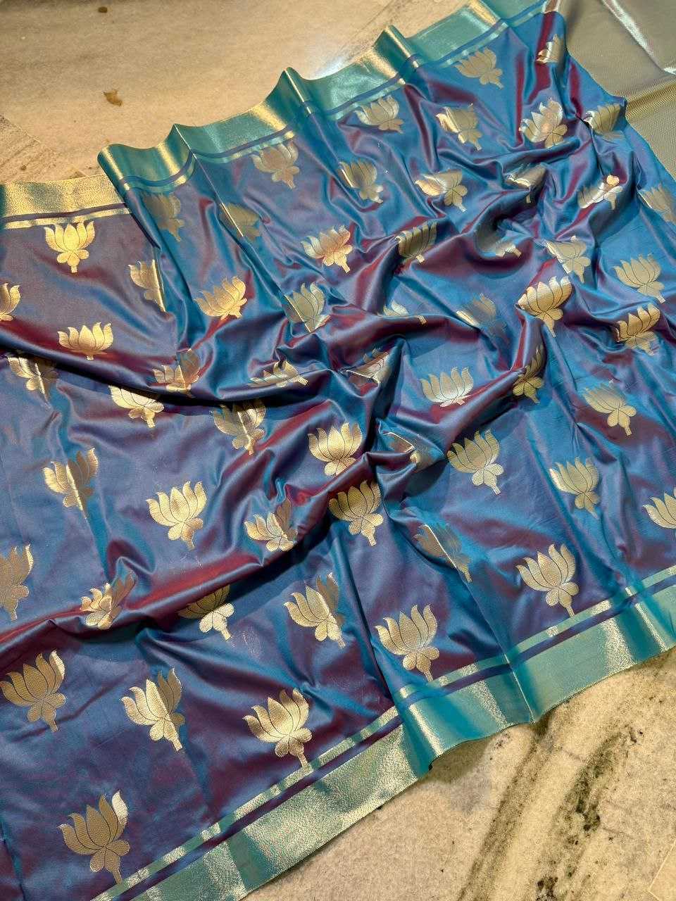 Ynf Katan Silk KESH525 KAJOL Sarees Wholesale Butta Sarees Zari Border Sarees Traditional Sarees Manufacturer- Kapda Export