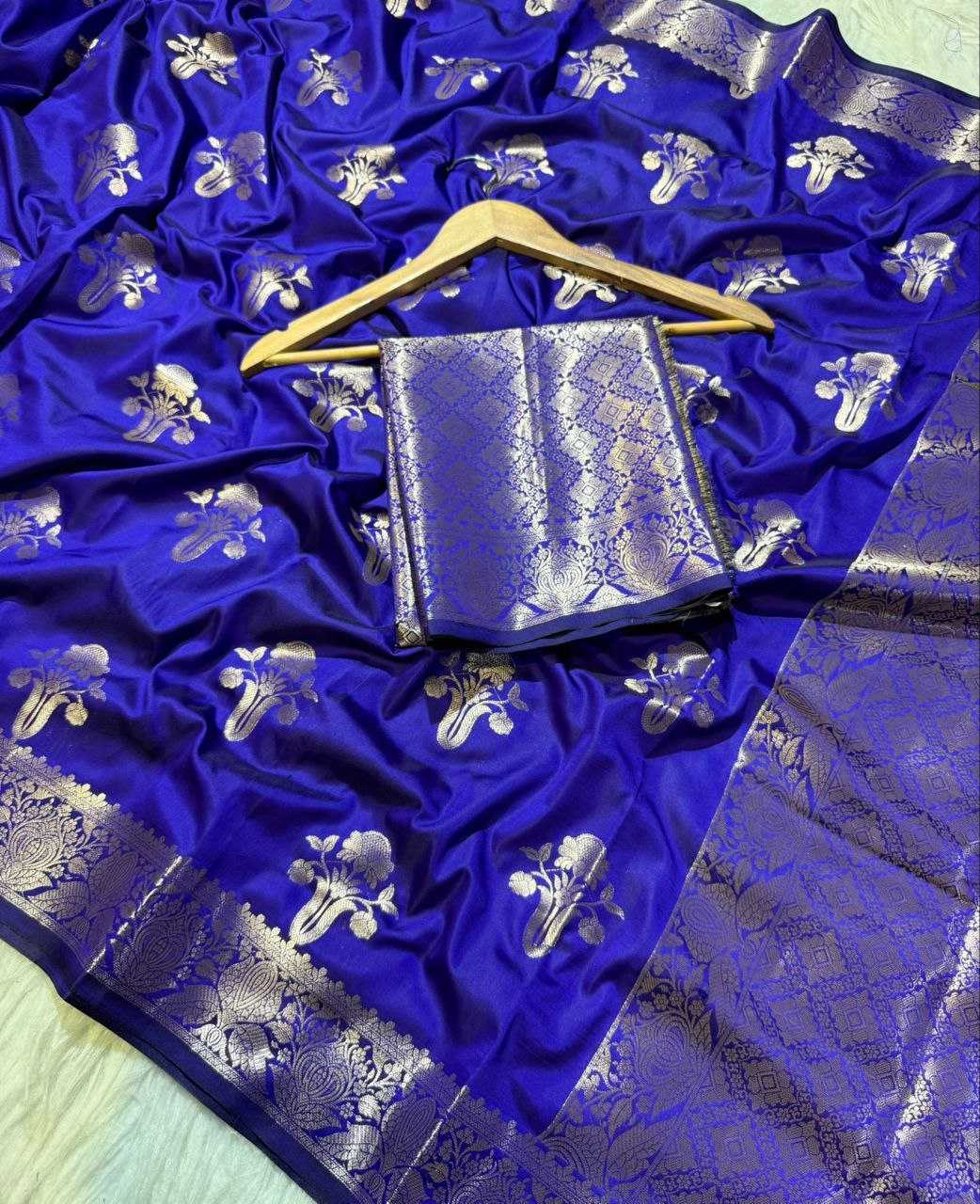 Ynf Katan Silk KESH525 KATAAN Sarees Wholesale Butta Sarees Zari Border Sarees Traditional Sarees Manufacturer- Kapda Export