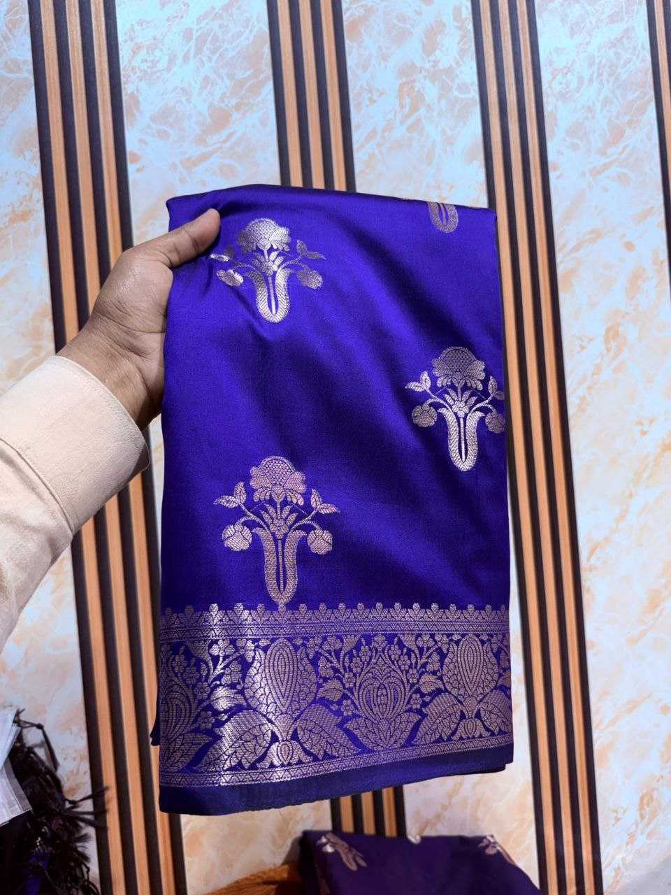 Ynf Katan Silk KESH525 KATAAN Sarees Wholesale Butta Sarees Zari Border Sarees Traditional Sarees Manufacturer- Kapda Export