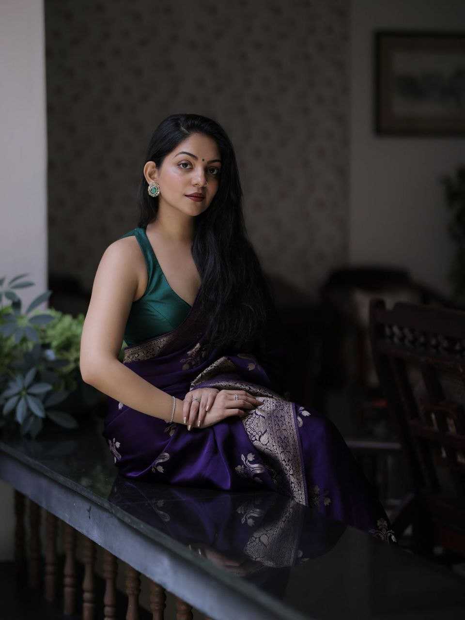 Ynf Katan Silk KESH525 KATAAN Sarees Wholesale Butta Sarees Zari Border Sarees Traditional Sarees Manufacturer- Kapda Export