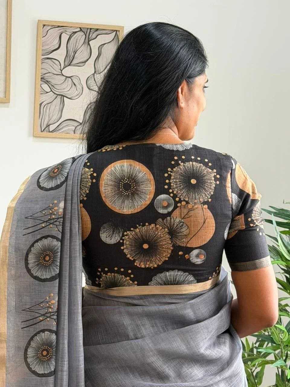 Ynf Linen KESH605 638 Sarees Wholesale Designer Sarees Printed Sarees Linen Sarees Manufacturer- Kapda Export