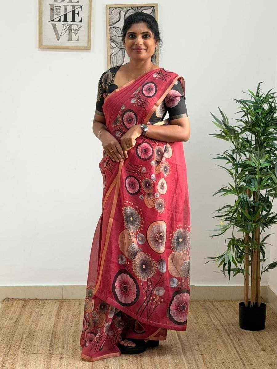 Ynf Linen KESH605 638 Sarees Wholesale Designer Sarees Printed Sarees Linen Sarees Manufacturer- Kapda Export