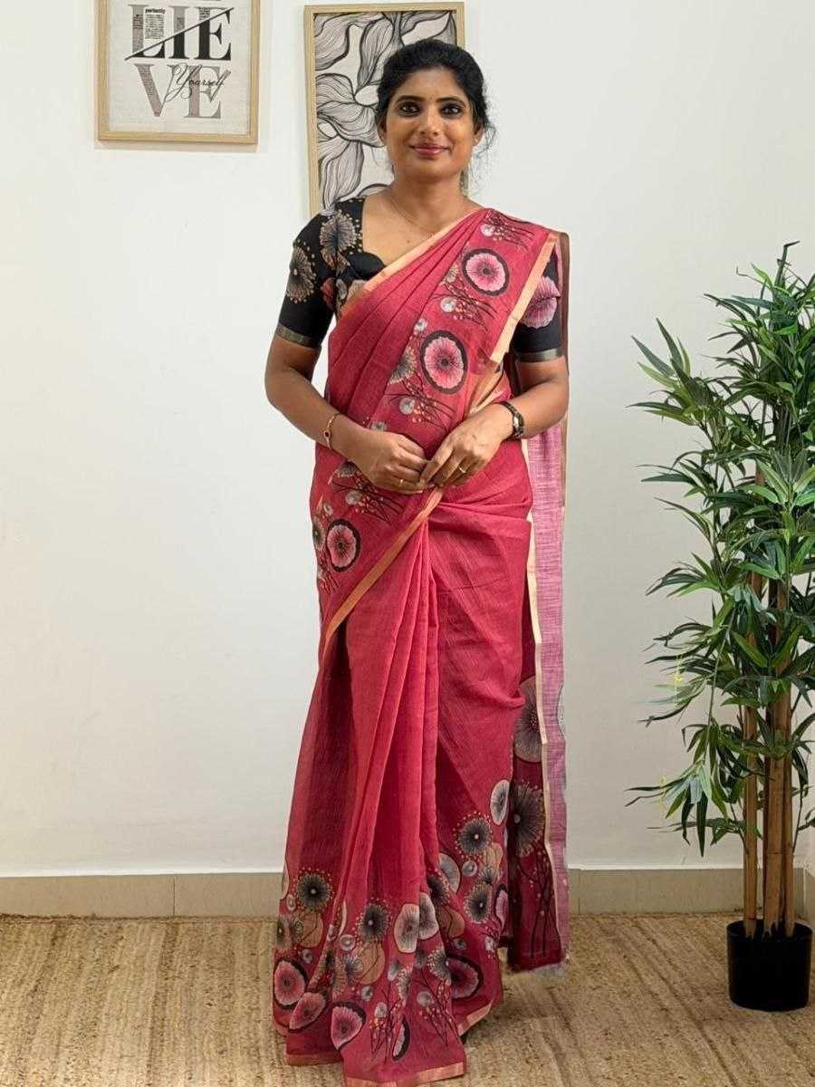 Ynf Linen KESH605 638 Sarees Wholesale Designer Sarees Printed Sarees Linen Sarees Manufacturer- Kapda Export