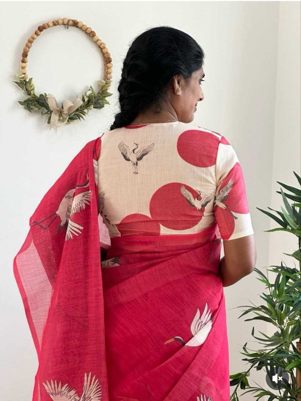 Ynf Linen KESH605 638 Sarees Wholesale Designer Sarees Printed Sarees Linen Sarees Manufacturer- Kapda Export