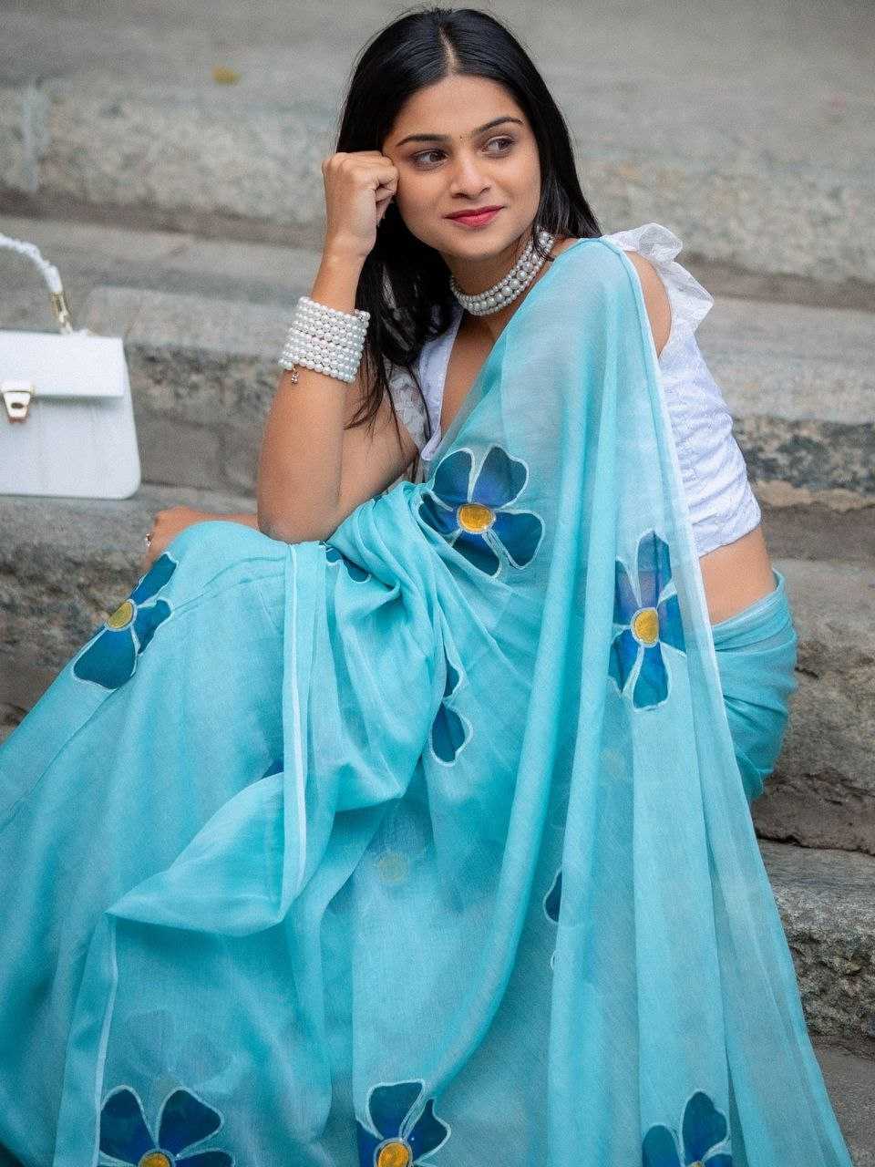 Ynf Linen KESH605 641 Sarees Wholesale Designer Sarees Printed Sarees Linen Sarees Manufacturer- Kapda Export