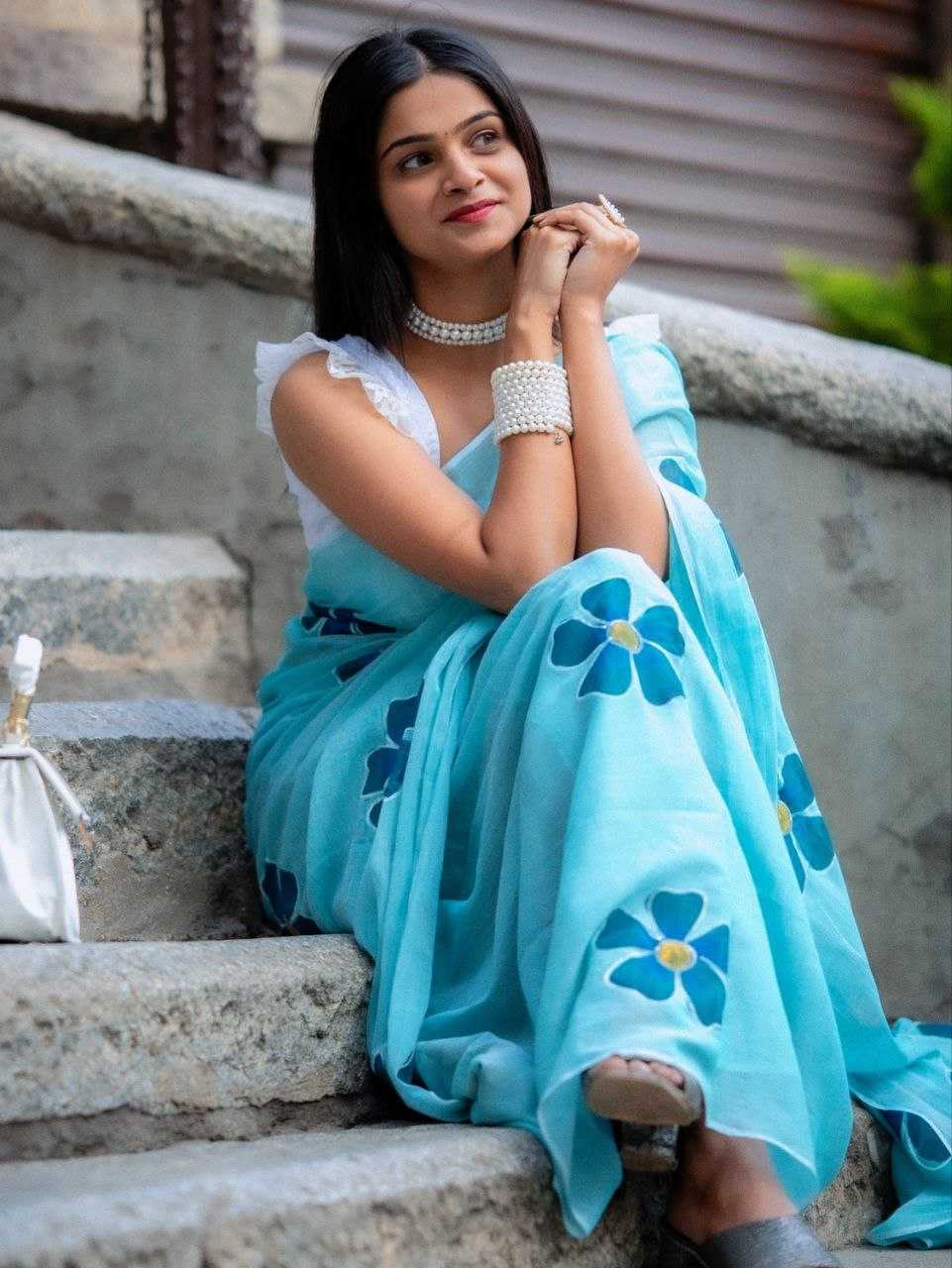 Ynf Linen KESH605 641 Sarees Wholesale Designer Sarees Printed Sarees Linen Sarees Manufacturer- Kapda Export