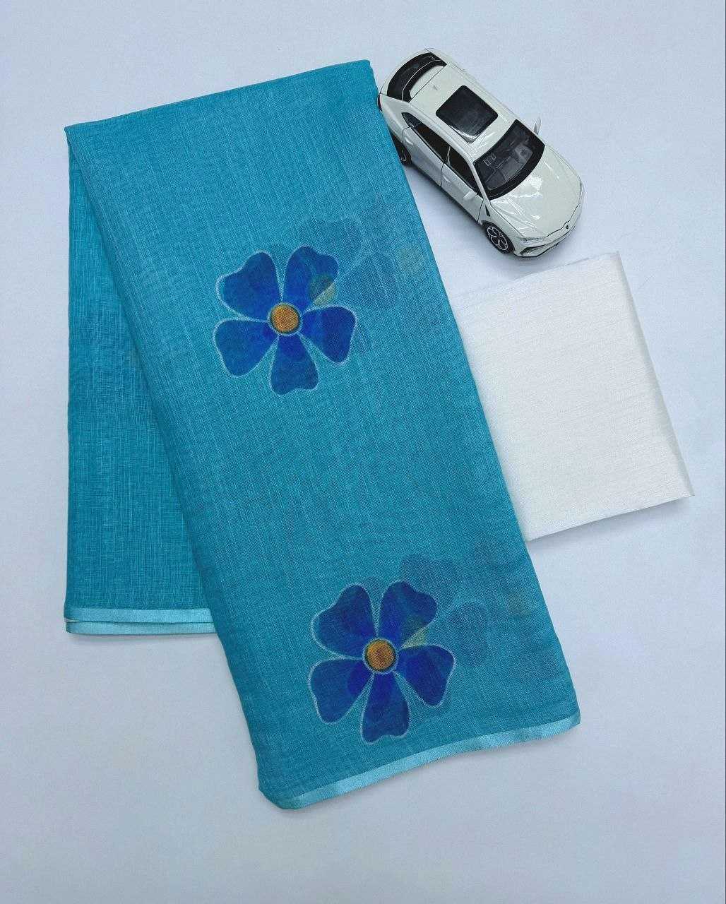 Ynf Linen KESH605 641 Sarees Wholesale Designer Sarees Printed Sarees Linen Sarees Manufacturer- Kapda Export