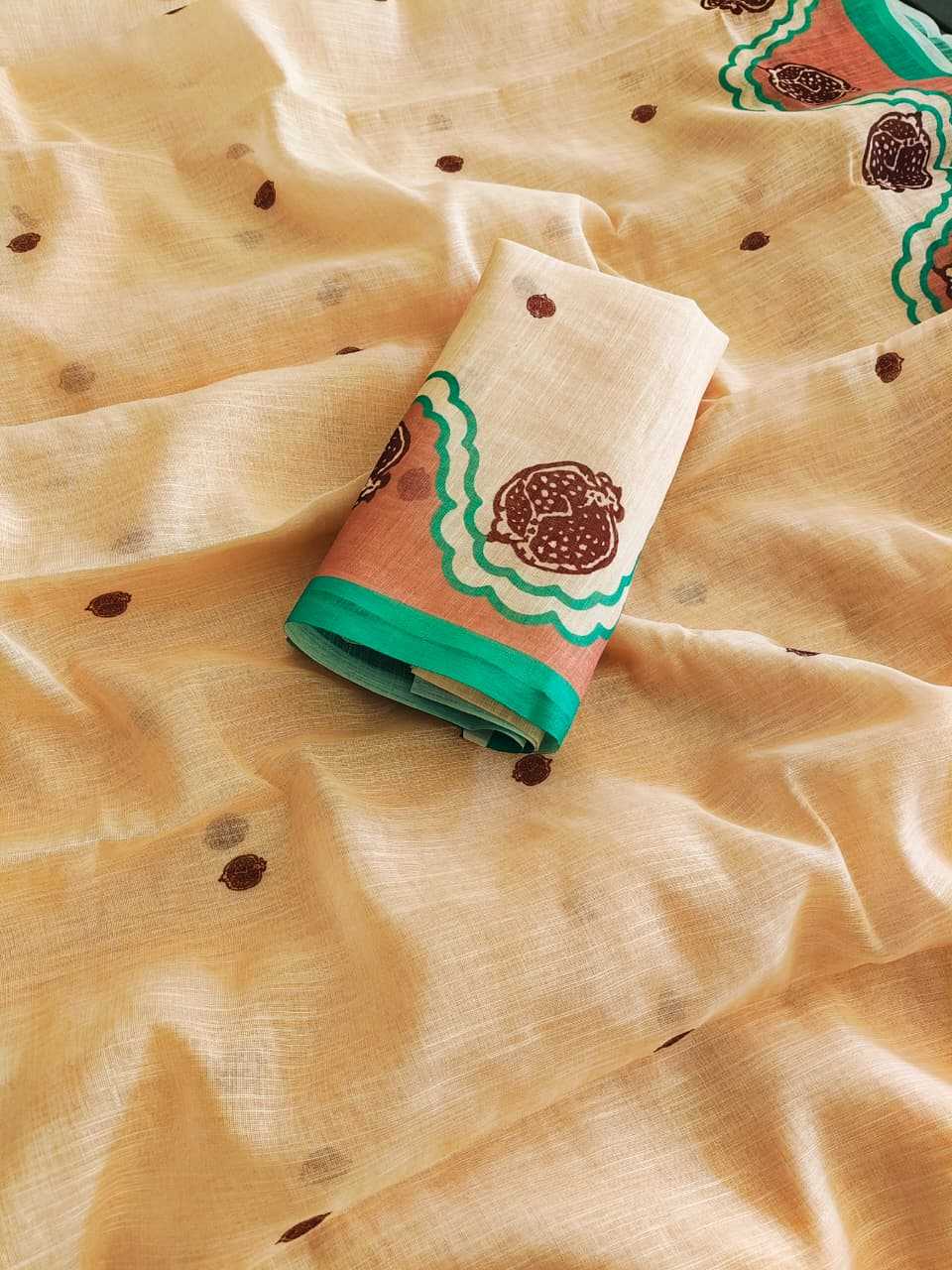 Ynf Linen KESH682 Ahlam Sarees Wholesale Designer Sarees Printed Sarees Linen Sarees Manufacturer- Kapda Export