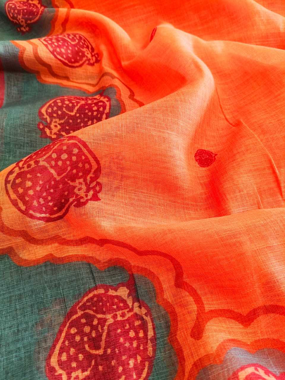 Ynf Linen KESH682 Ahlam Sarees Wholesale Designer Sarees Printed Sarees Linen Sarees Manufacturer- Kapda Export