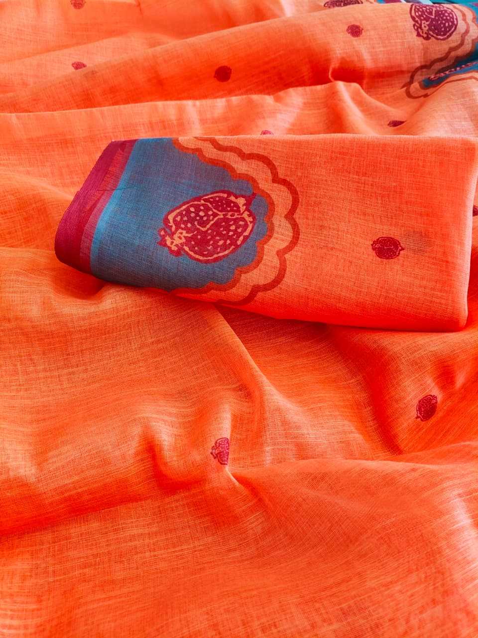 Ynf Linen KESH682 Ahlam Sarees Wholesale Designer Sarees Printed Sarees Linen Sarees Manufacturer- Kapda Export
