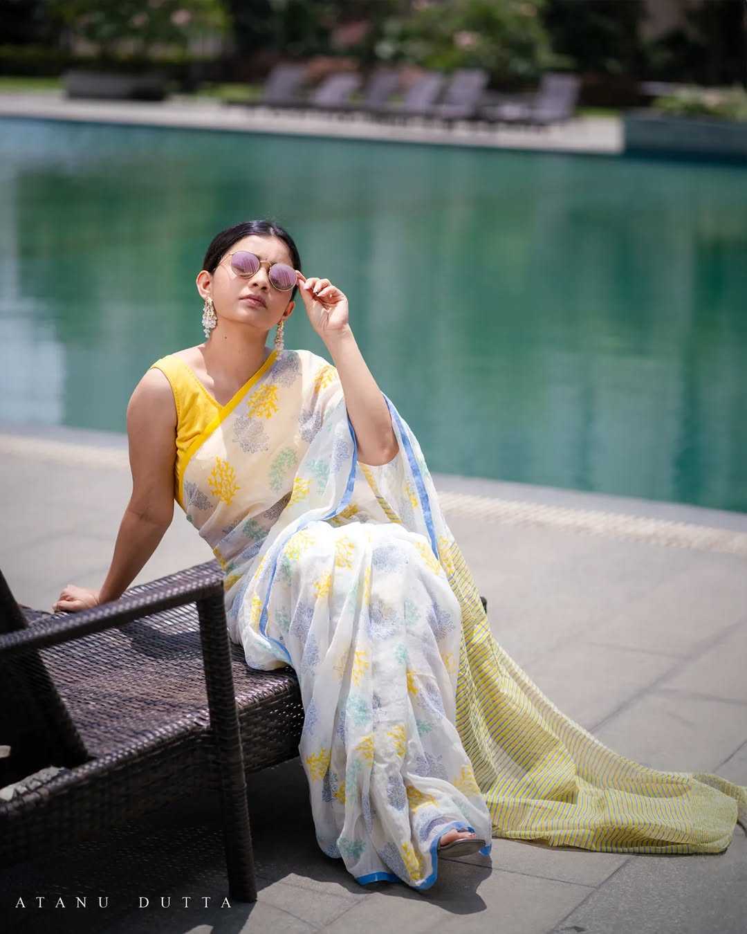 Ynf Linen KESH682 Baiza Sarees Wholesale Designer Sarees Printed Sarees Linen Sarees Manufacturer- Kapda Export